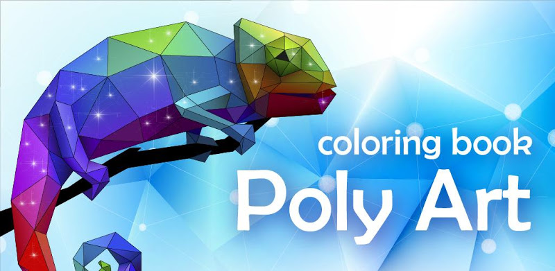 Poly Art Puzzle Coloring Book