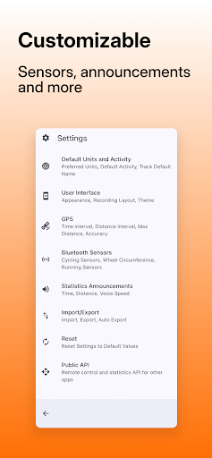 Screenshot of OpenTracks