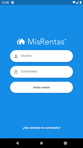 Android application MisRentas screenshort