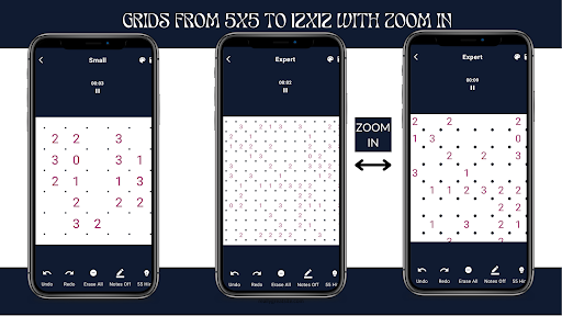Android application Slitherlink (Loop the Loop) screenshort