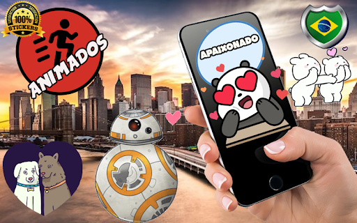 Stickers Animados Brasil Screen 3