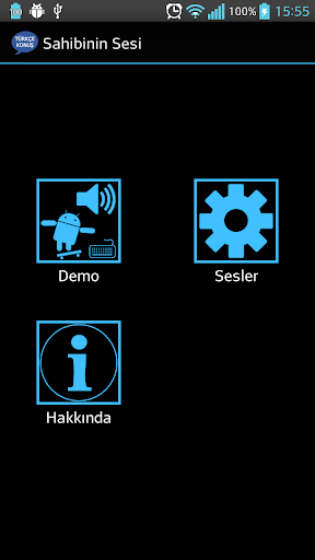 Android application Sahibinin Sesi TTS screenshort