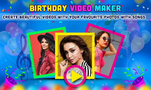 Birthday Video Maker with Song and Name 2021 1.0.15 APK screenshots 2