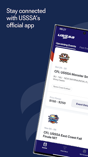 Screenshot of USSSA