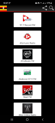 Android application Uganda Radio screenshort