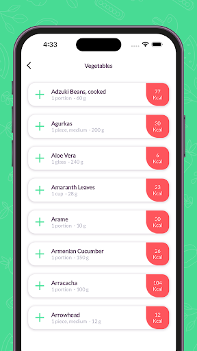 Calorie Tracker: Food Counter Screen 2