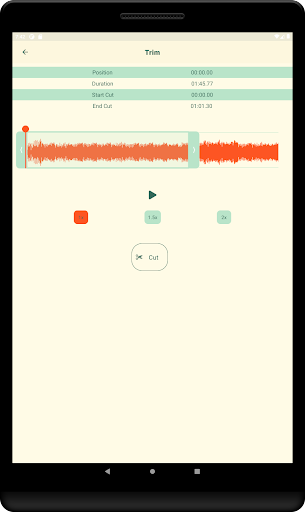 TrimVocal - Cut voice message