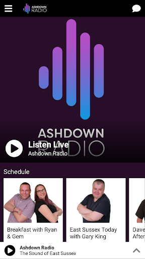 Android application Ashdown Radio screenshort
