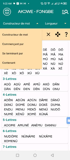 App screenshot