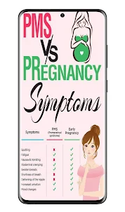 pregnancy symptoms vs period