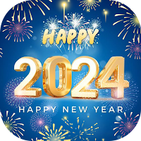 New Year 2024 gif and Wishes