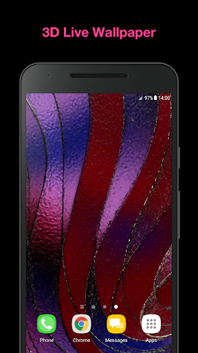 Android application Glass Live Wallpaper screenshort