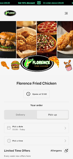 Florence Fried Chicken Screen 2