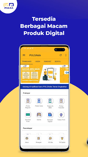 Android application PULSAide | Jual Pulsa & Paket screenshort