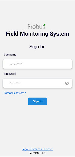 Android application FMS screenshort