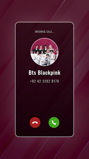 BTS Blackpink Fake Video Call Screen 2