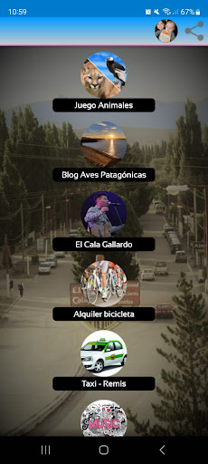 Android application El Calafate Tour screenshort