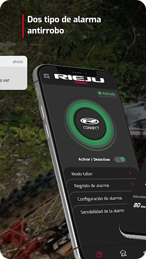 Android application Rieju Connect screenshort