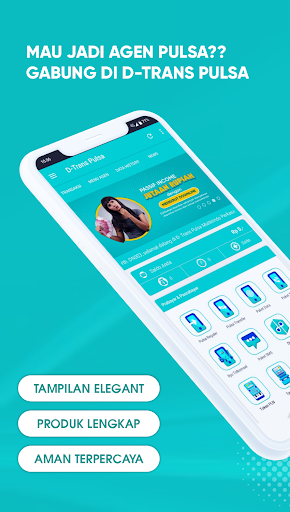 Android application D-Trans Pulsa screenshort