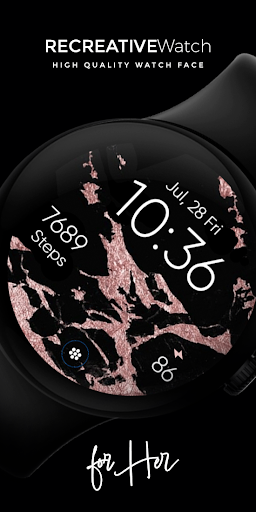 Android application Bright Marble - Rose Gold screenshort