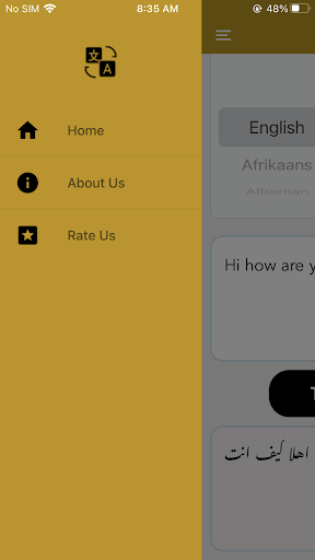 English to Egyptian Arabic Screen 2