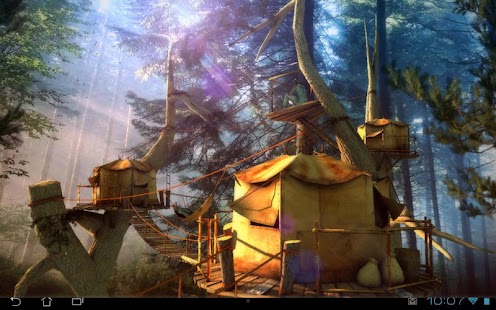 Tree Village 3D Pro lwp Screenshot