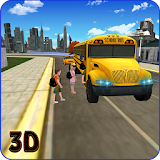 School Bus Driving 3D Sim Game icon