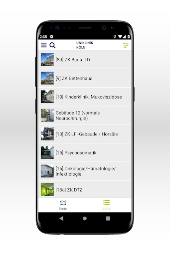 UKK Navi (Uniklinik Köln) Screen 3