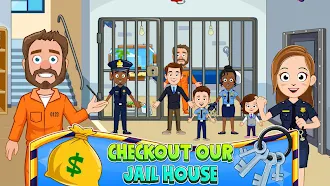 Game screenshot My Town: Police Games for kids apk download
