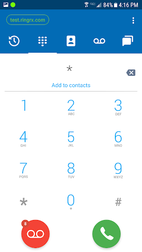 Android application RingRx screenshort