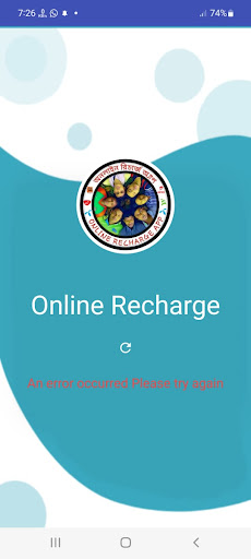 Android application Online Recharge screenshort