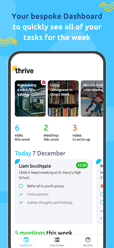 Thrive Social Work Screen 3