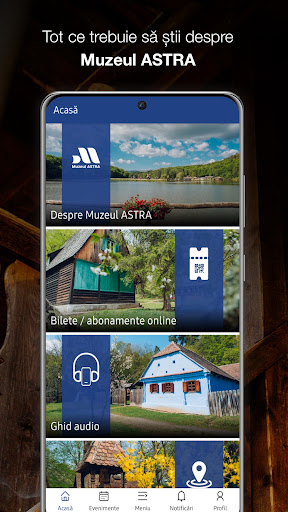 Android application Muzeul ASTRA App screenshort