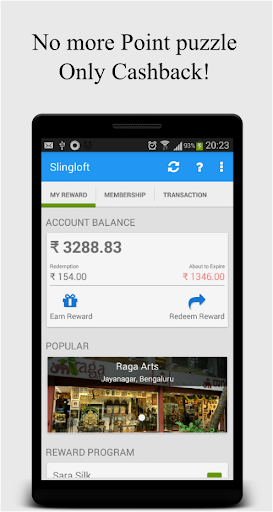 Android application Slingloft - Your Reward Wallet screenshort