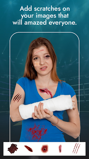 Fight Injury Face Photo Editor Screenshot