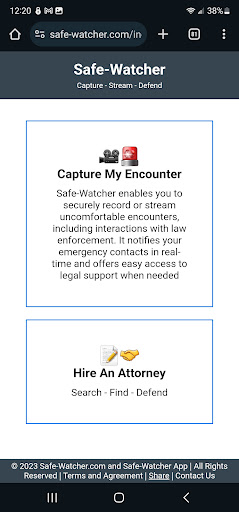 Safe-Watcher Screen 2