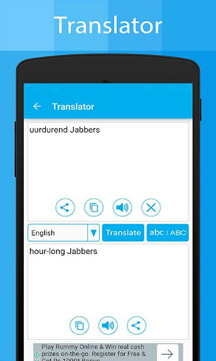 Dutch Keyboard and Translator Screen 2