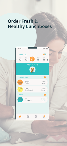 Android application LunchFox screenshort