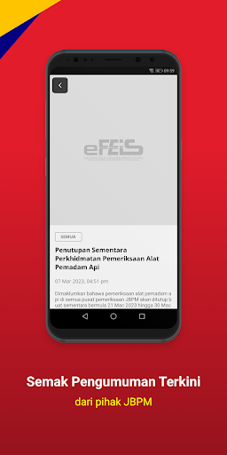 BOMBA eFEIS Screen 2