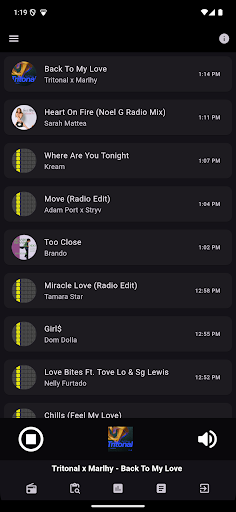 Nexus Radio App Screen 2