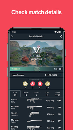 Spike Stats - Valorant Tracker Screen 2