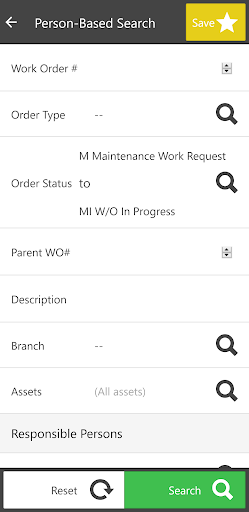 Fusion5 Work Orders Screen 2