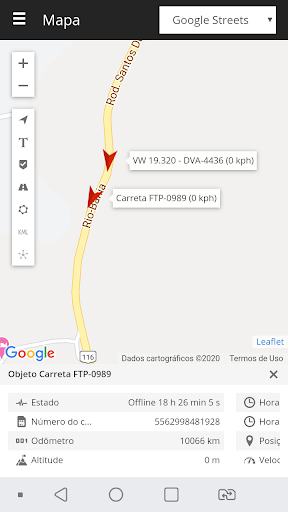 Rastreando GPS Screen 2
