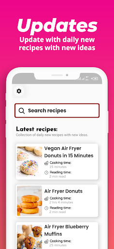 Screenshot of Air Fryer Recipes | Offline