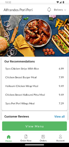 Alfrandos Peri Peri Screen 2