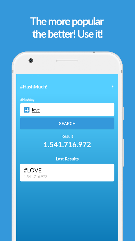 #2. #HashMuch - Hashtag Analysis (Android) Ved: BioStudio Design