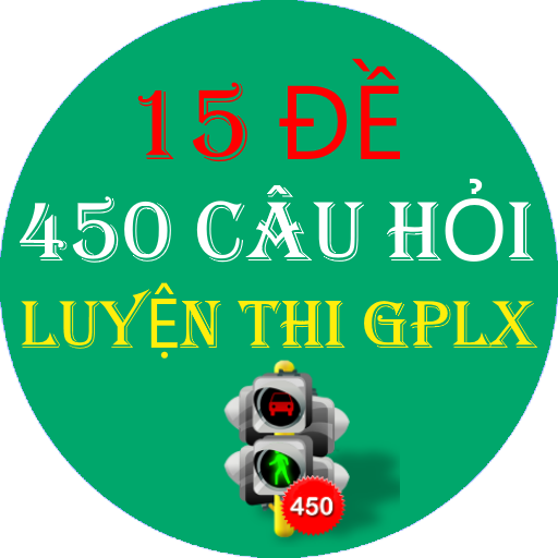 450 Câu hỏi sát hạch lái xe logo
