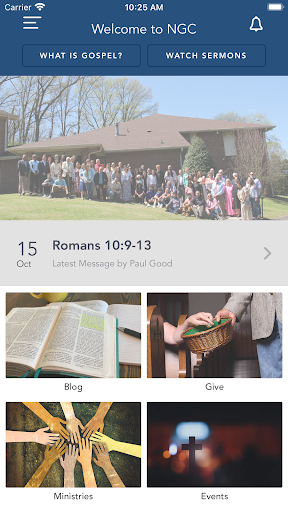 Android application Nashville Gospel Chapel screenshort