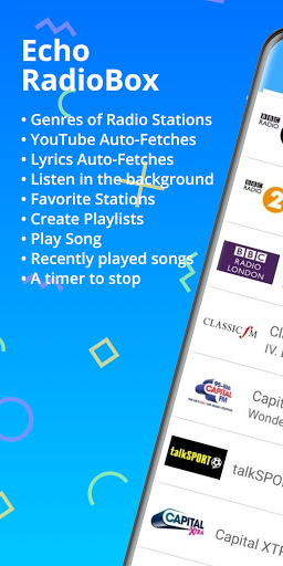 Android application Echo RadioBox – Live Lyrics, M screenshort