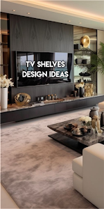 Modern TV Shelves Design Ideas Unknown